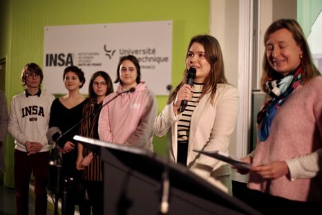 Concours éloquence INSA HDF - la gagnante Gabrielle Concours éloquence INSA HDF - la gagnante Gabrielle