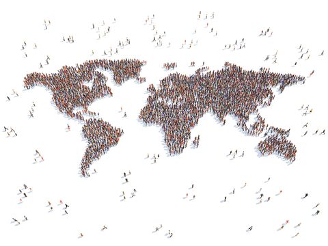 Chaire Intelligence spatiale carte du monde