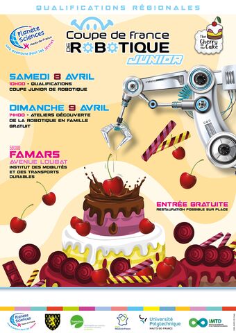 Coupe de france robotique junior Avril 2023 _affiche Coupe de france robotique junior Avril 2023 _affiche