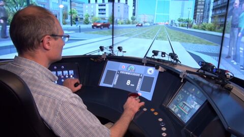 SIMULATEUR FERROVIAIRE PSCHITT RAIL du LAMIH SIMULATEUR FERROVIAIRE PSCHITT RAIL du LAMIH