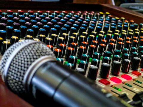 Table de mixage et microphone Table de mixage et microphone