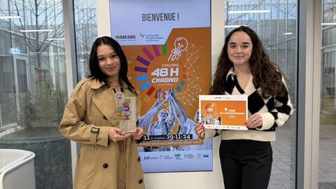 TC Cambrai aux 48h chrono Les étudiantes TC Cambrai gagnantes du prix de l'entrepreneur 2024
