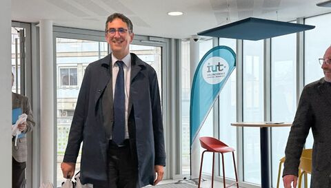 Le sous-préfet de l’arrondissement de Valenciennes en visite à l’IUT