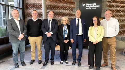 Françoise Moulin Civil, Conseillère d’Établissements pour le ministère, en visite à l’université