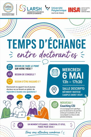 affiche du Cedoc² Larsh pour le 6 mai 2026