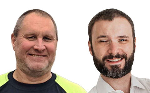 Mats Kinell et Florian Pradelle, chercheurs à l'Université de Linköping (Suède).