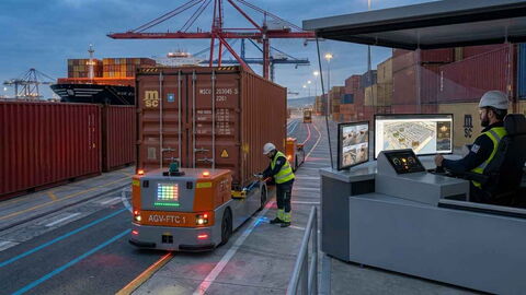 Projet REACT-AGV, du département automatique du LAMIH